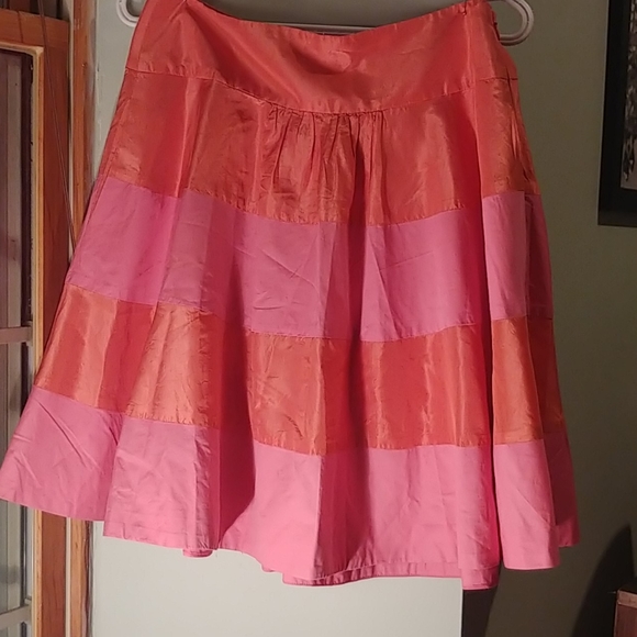 J. Crew 2-tone silk party skirt - Picture 1 of 11
